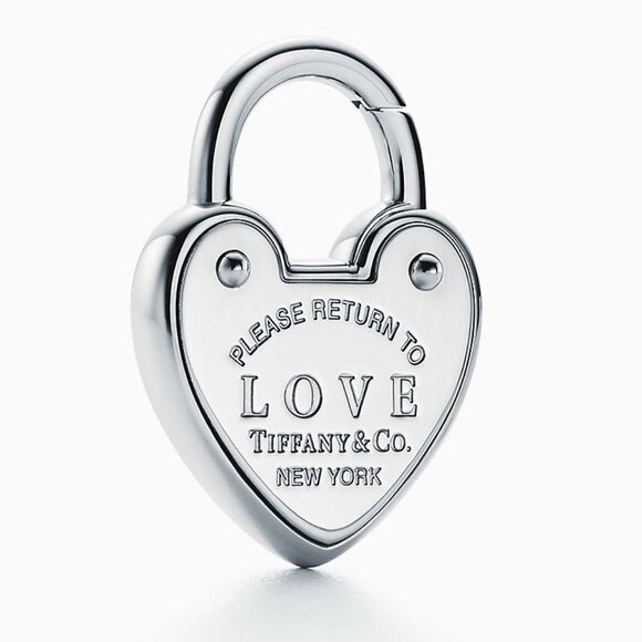 Tiffany & Co. Return to Love Lock Charm Pendant Sterling Silver 925 - Picture 3 of 3